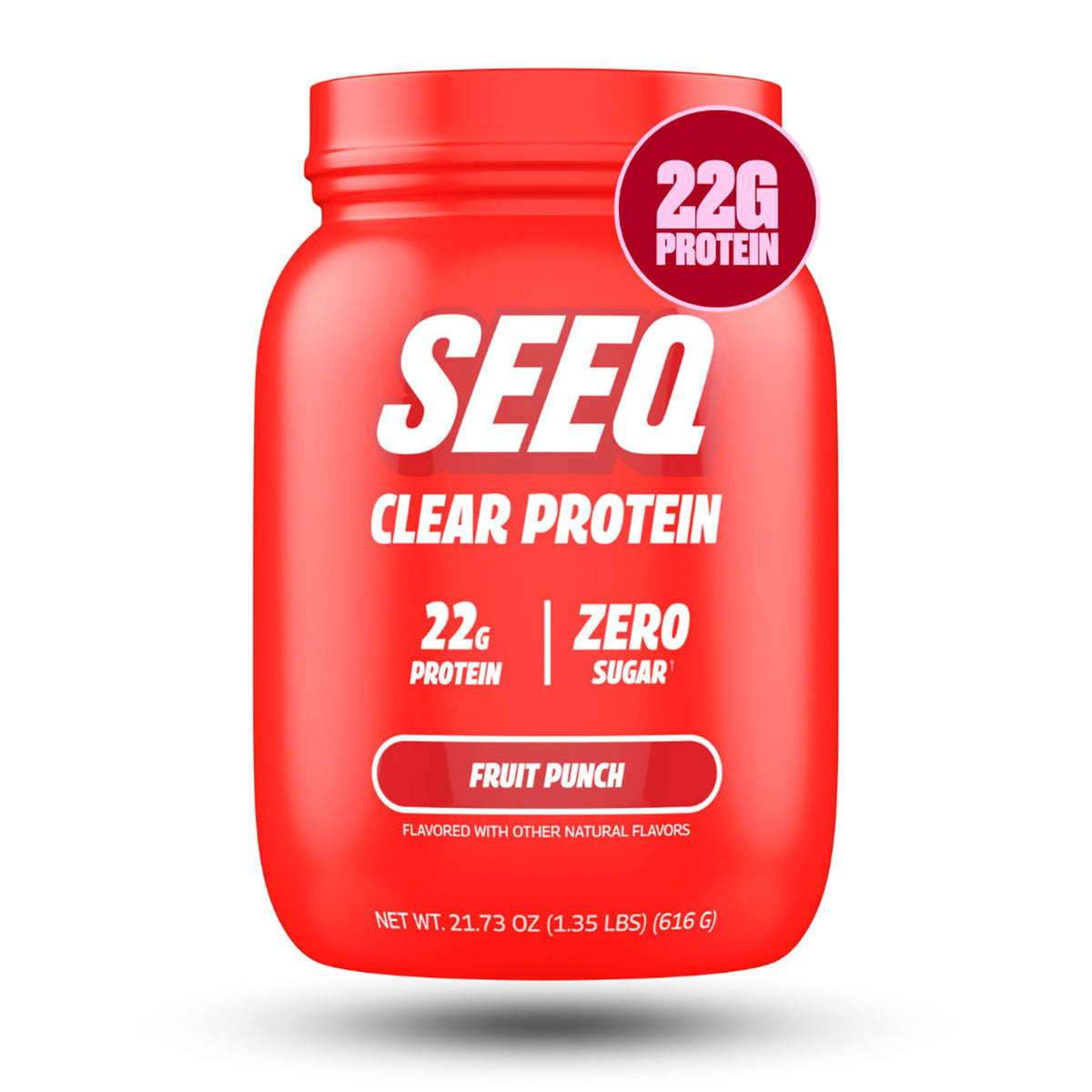 SEEQ Clear Protein Powder - Strawberry Lemonade - 22 Servings - 22g Clear Whey Protein Isolate - Zero Sugar - 0g Lactose - Allergen Friendly - GLP1 Support - Bone Health - Muscle Post Workout Recovery