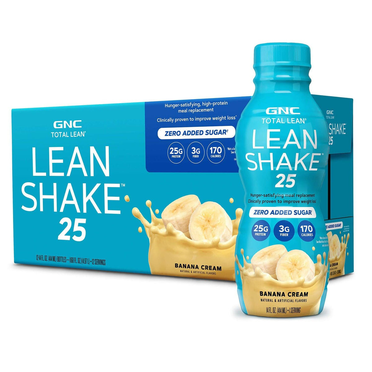 GNC Total Lean Shake 25, Chocolate Peanut Butter, 16 Servings