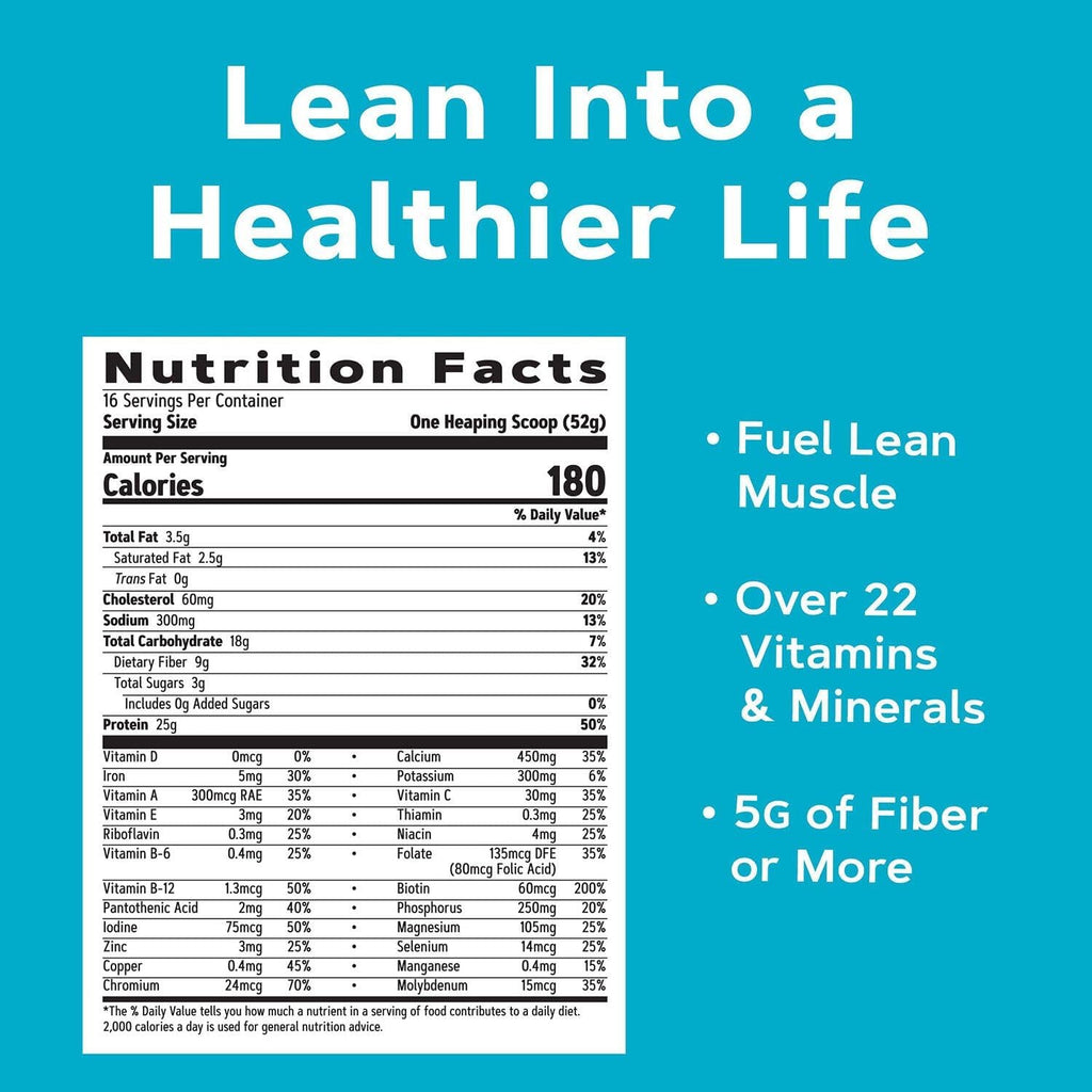 GNC Total Lean Shake 25, Chocolate Peanut Butter, 16 Servings